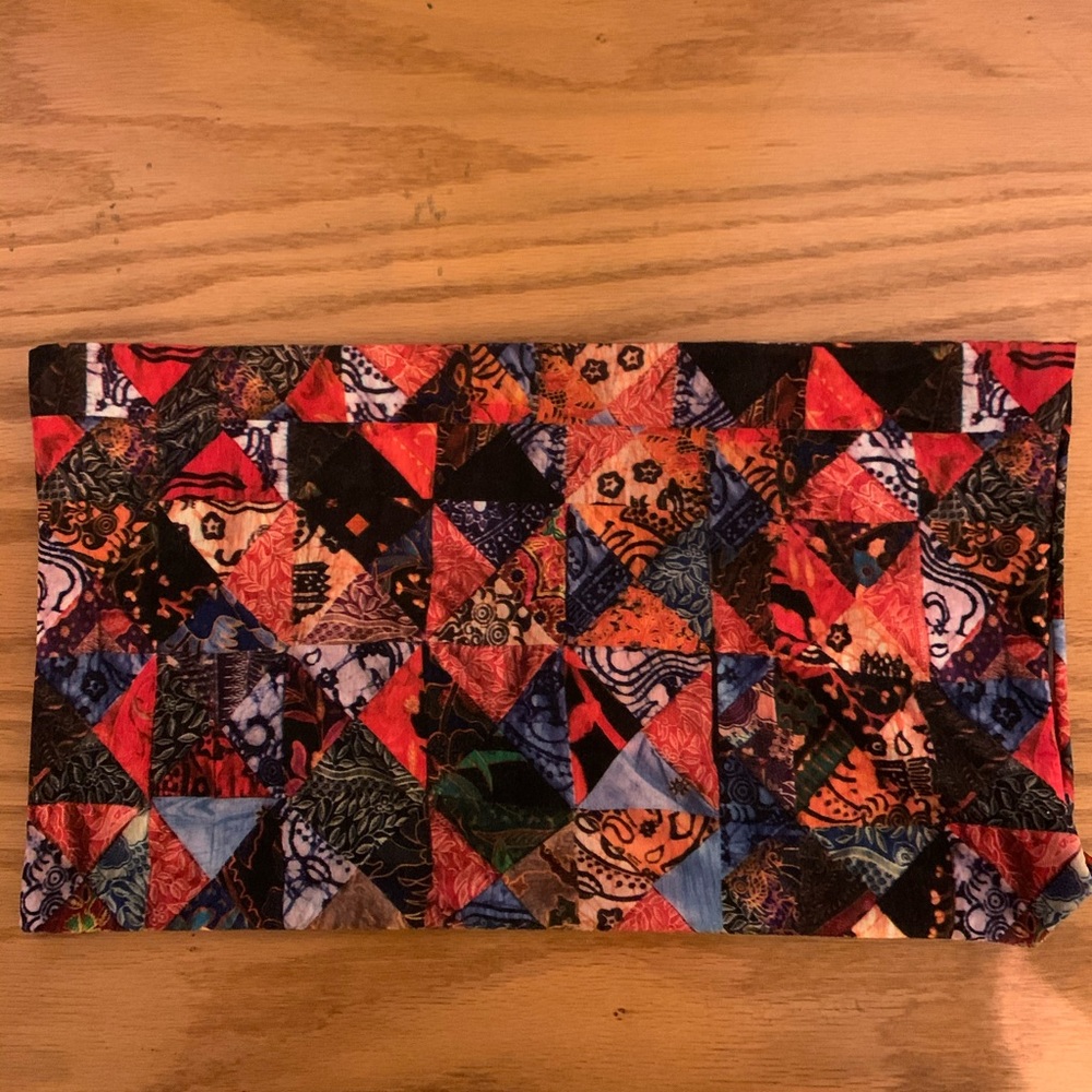 Multi color bandana neck gaiter face cover scarf